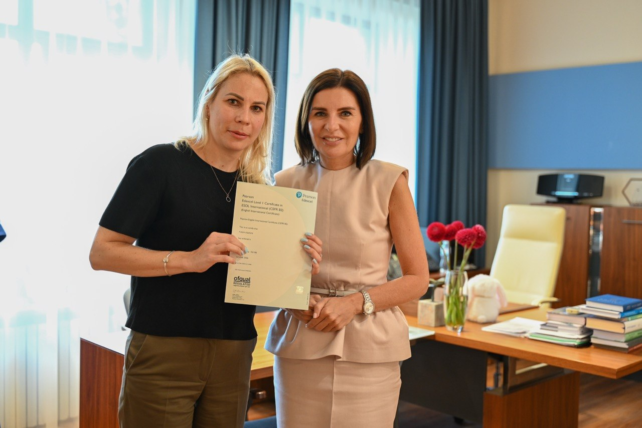 Отримання сертифікату Pearson English International Certificate